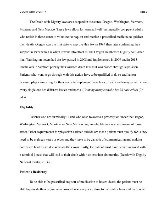 Death dignity essays 07 image