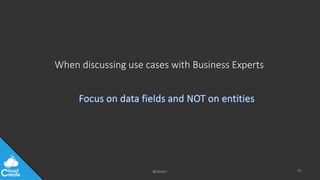 @jeppec
When discussing use cases with Business Experts
41
 