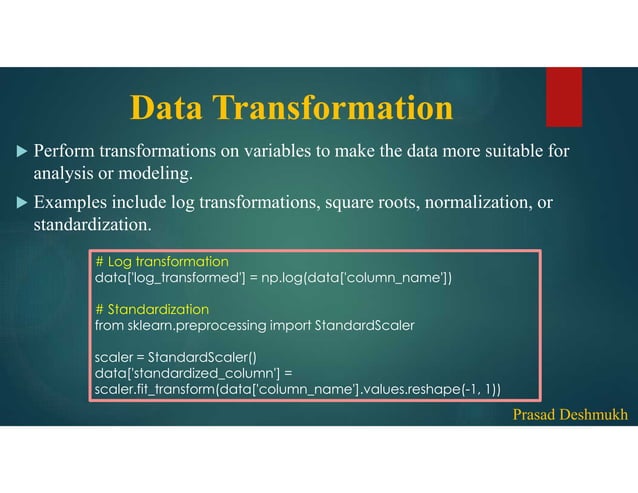 Exploratory Data Analysis in Machine Learning | PDF | Computing ...