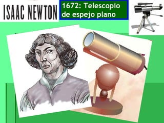 1672: Telescopio
de espejo plano
 