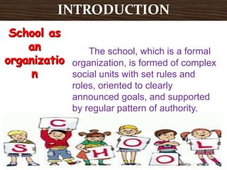 Educational Institution: concept of Professional Organization | PPTX