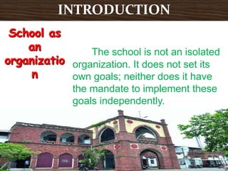 Educational Institution: concept of Professional Organization | PPTX