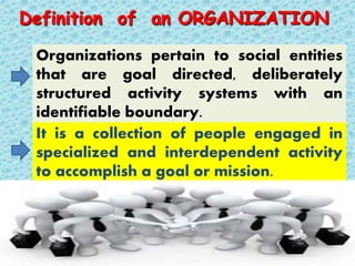 Educational Institution: concept of Professional Organization | PPTX