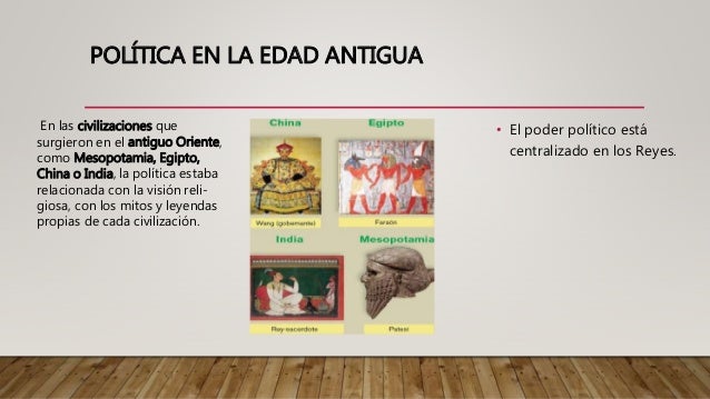 Caracteristicas De La Politica En La Edad Antigua