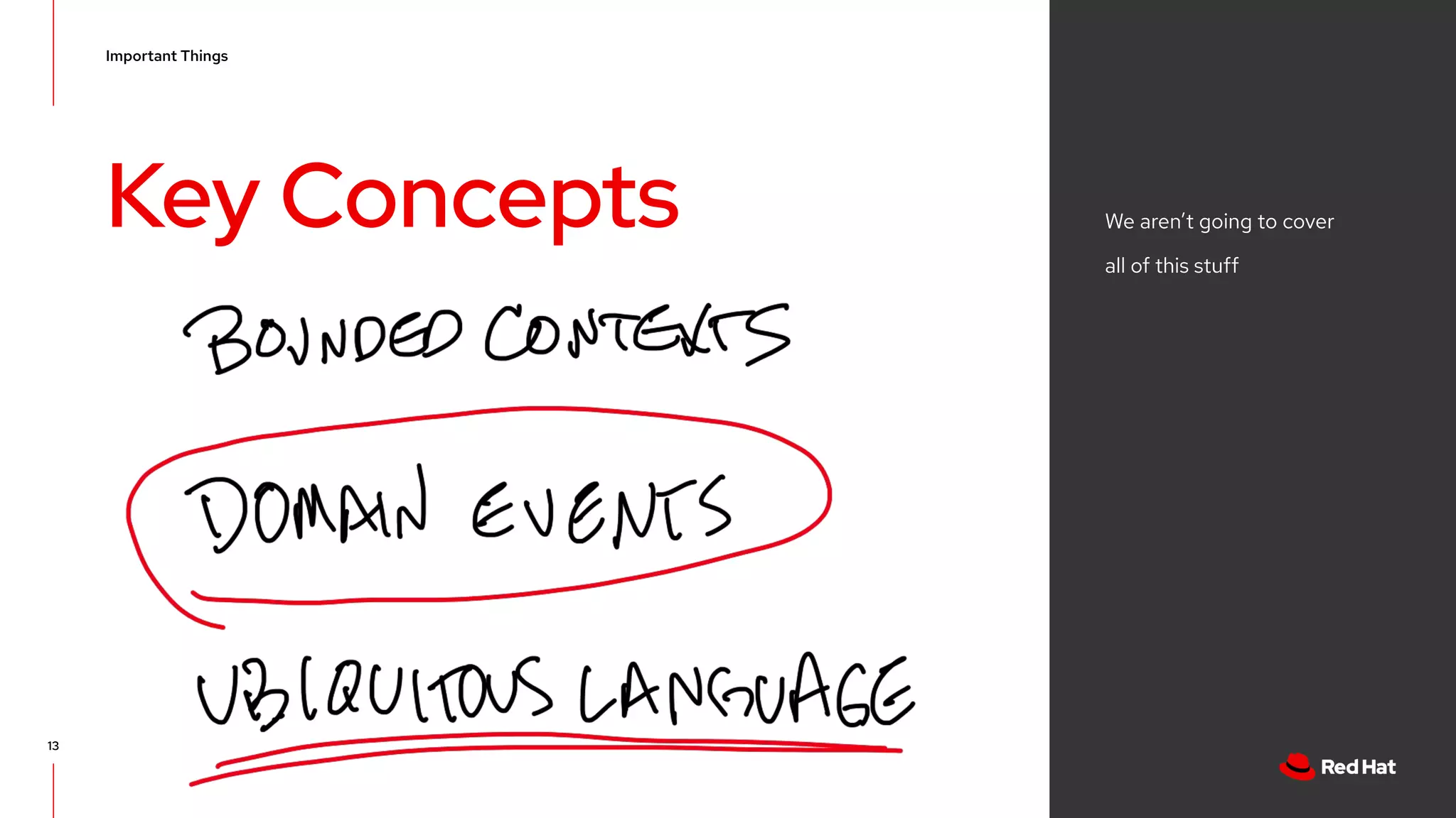 CONFIDENTIAL designator V0000000 Key Concepts Important Things 13 We aren’t going to cover all of this stuff 