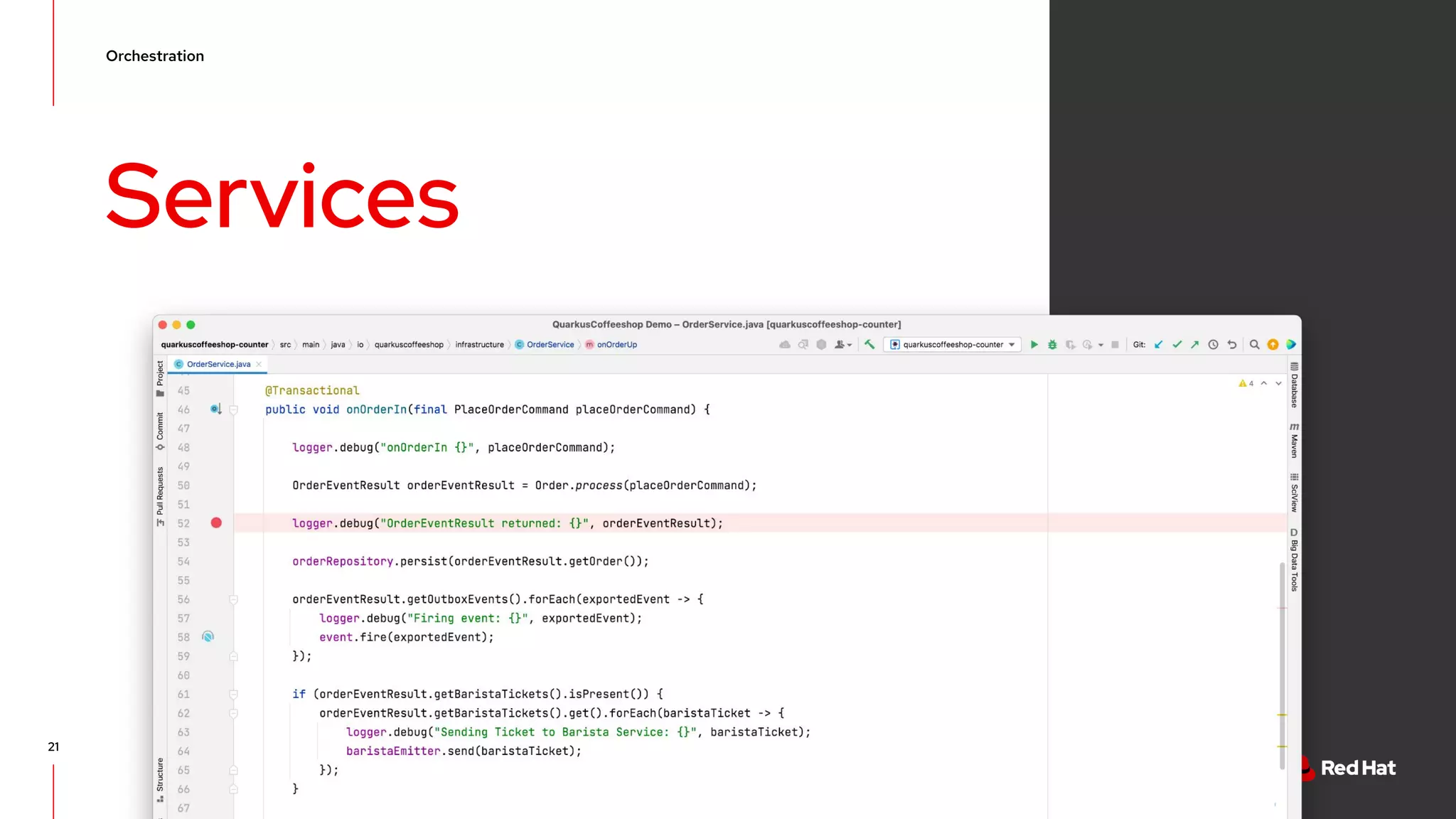 CONFIDENTIAL designator V0000000 Services Orchestration 21 