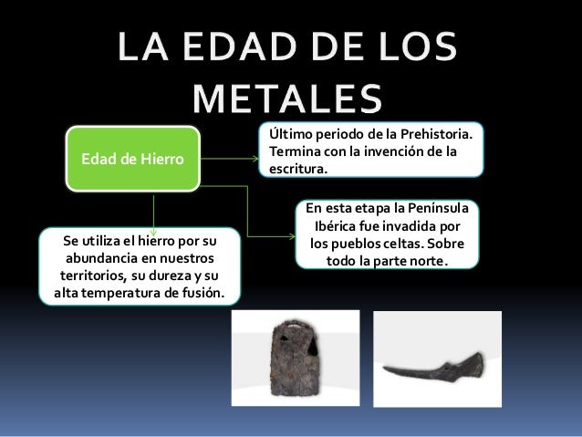 ¿Cuál Es La Diferencia Entre La Edad De Los Metales Y La Edad De Hierro ...