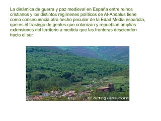 Los hombres y mujeres de la Edad Media sufrían con dureza las consecuencias del medio físico. Los rigores del invierno eran muy difíciles de combatir para todas las clases sociales, utilizando tanto los nobles como los humildes el fuego para combatirlo.Utilizaban las pieles como vestidos. Para combatir el calor recurrían a baños y a las gruesas paredes de las iglesias y los castillos.Tenían poca luz. Por la noche las actividades se reducían muchísimo. Esto ocurría para evitar los incendios y las imperfecciones en el trabajo debido a la poca luz.Los elementos fundamentales en la dieta medieval era el pan y el vino. Aquellos alimentos que acompañaban al pan se denominaban “companagium” Otros alimentos que pertenecían a la dieta medieval era el pescado, la carne, la fruta, las verduras, las legumbres y las hortalizas.La caza y las aves de corral suponían un importante aporte cárnico a la dieta. Las clases populares no consumían mucha carne, su dieta era más abundante en despojos como hígados …