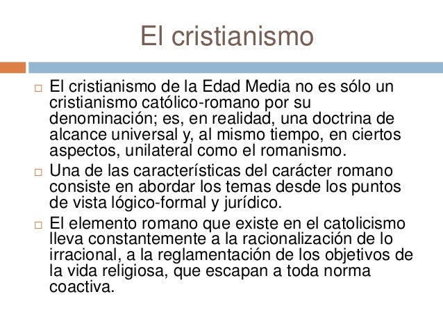 Los tres pilares de la Edad Media