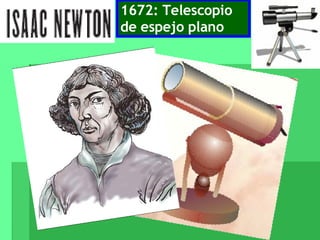 1672: Telescopio de espejo plano 