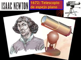 1672: Telescopio de espejo plano 