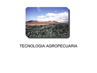 EDAFOLOGIA

TECNOLOGIA AGROPECUARIA
 