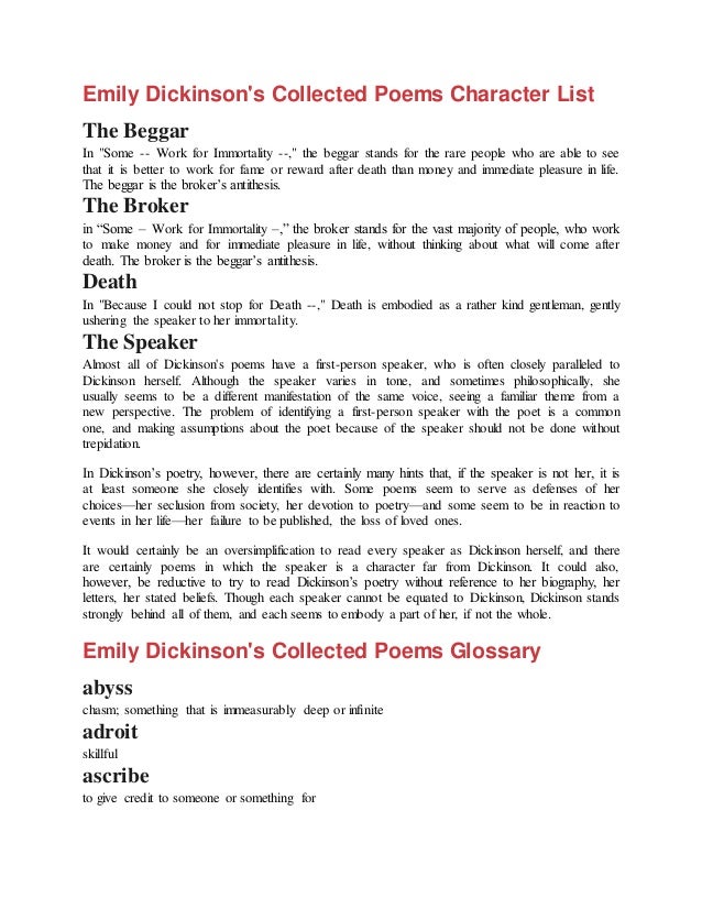 Emily dickinson exclusion analysis
