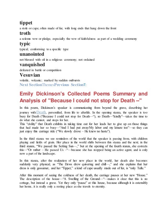 Emily dickinson exclusion analysis