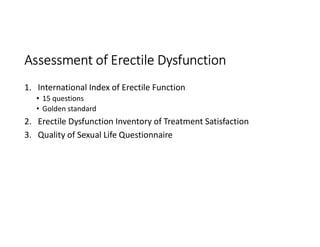 Erectile Dysfunction and Benign Prostate Hyperplasia | PDF