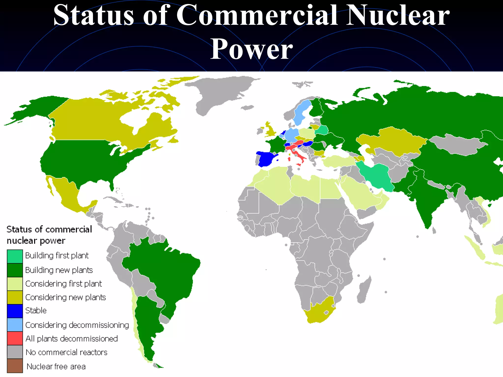 Status of Commercial Nuclear Power 