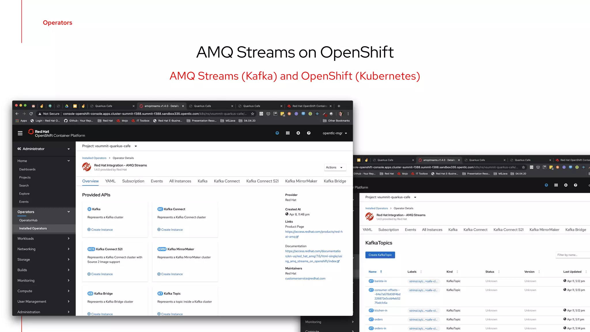 Event Driven Architecture with Quarkus,Kafka, Kubernetes