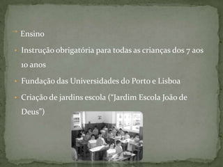 Legalização do DivórcioMedidas da República