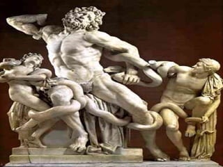 L’ART I EL PENSAMENT Els grecs donaven molta importància a l’art i al pensament De fet els grans pensadors de la historia han sigut grecs: Homer, Pitàgores,  Pericles, Sòcrates, Plató, Aristòtil.... L’art grec és un referent per tothom! La pintura, l’escultura i l’arquitectura han creat escola! 