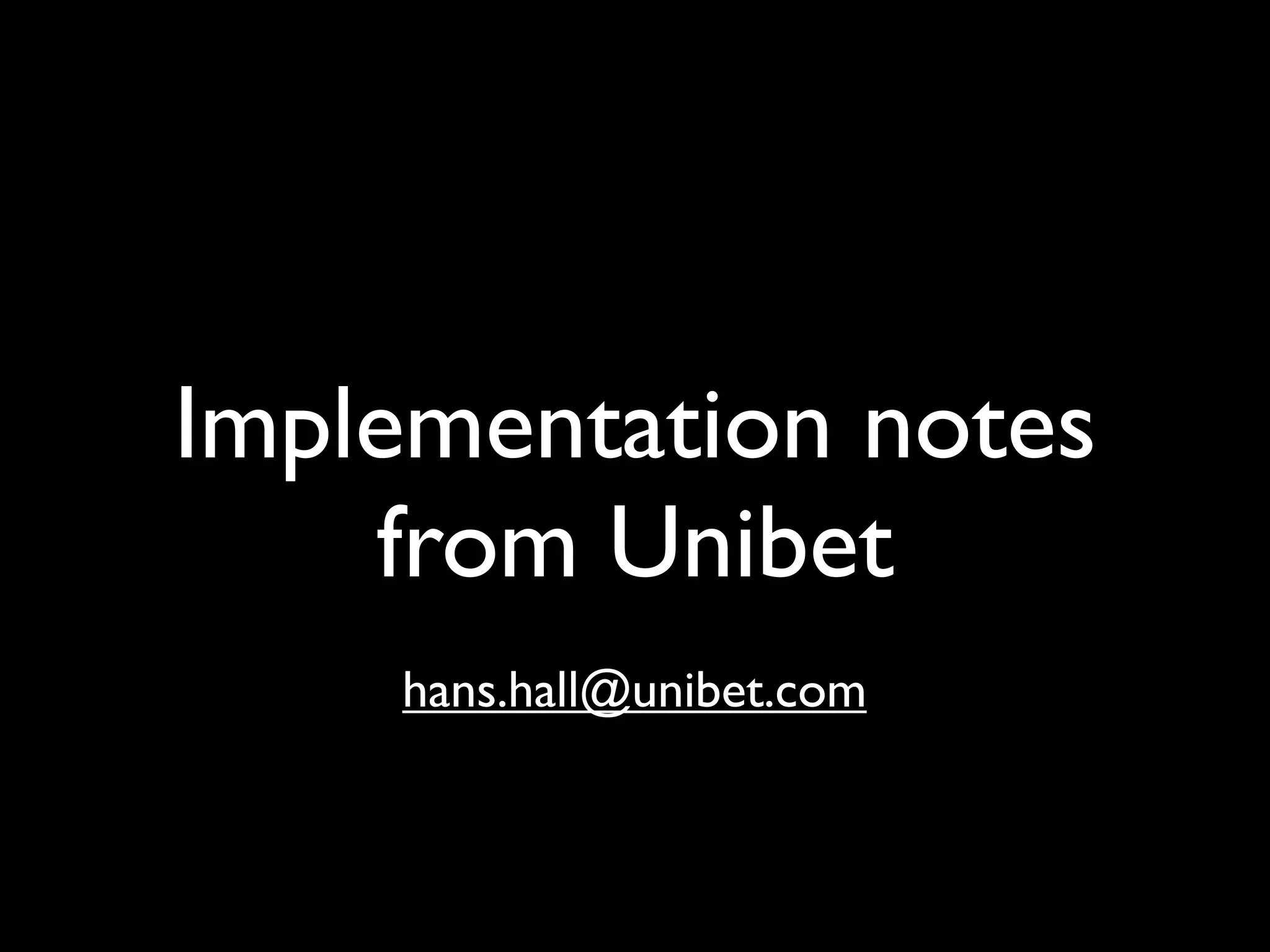 EDA: Weakest link dictates the
    sustained throughput
       of the system

           200 tx/s
             Order
           processing

                 event



            Loyalty
            system

           100 tx/s
 