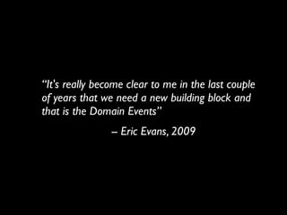 Problem summary
• SOA is all about dividing domain logic into
  separate systems and exposing it as
  services
• Some domain logic will, by its very nature,
  be spread out over many systems
• The result is domain pollution and bloat in
  the SOA systems
 