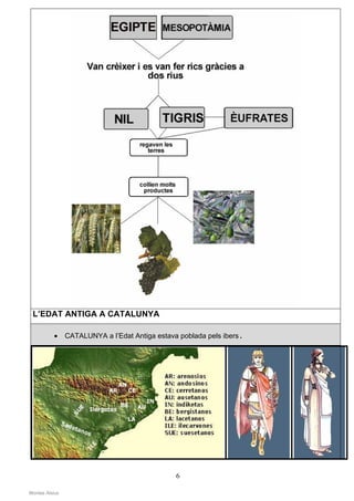 L’EDAT ANTIGA A CATALUNYA

          •     CATALUNYA a l’Edat Antiga estava poblada pels ibers.




                                                6

Montse Alsius
 