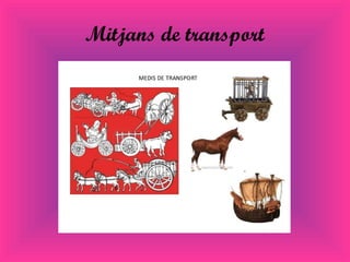 Mitjans de transport
 