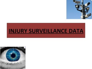 INJURY SURVEILLANCE DATA
 