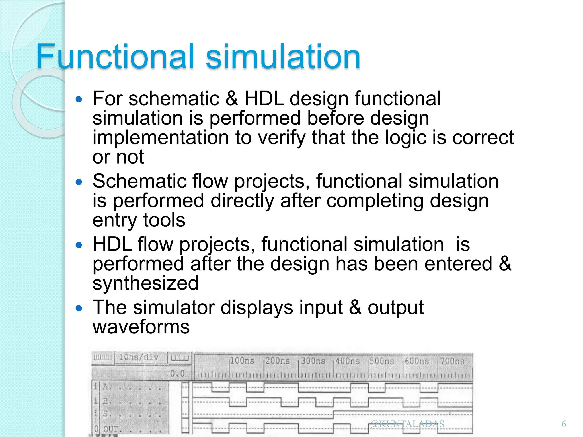 VLSI design flow EDA design ppt electronics eda design | PPT