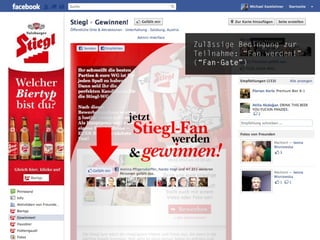 Zulässige Bedingung zur
Teilnahme: “Fan werden!”
(“Fan-Gate”)




                     die.socialisten.at
             social network development
 