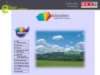 6. März 2014
FH Salzburg
 