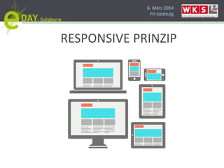 6. März 2014
FH Salzburg
RESPONSIVE PRINZIP
 