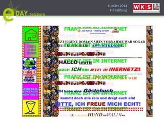 6. März 2014
FH Salzburg
 