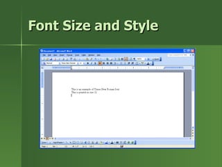Basics of Microsoft Word | PPT