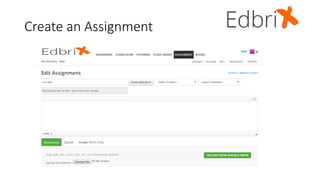 Create an Assignment
 