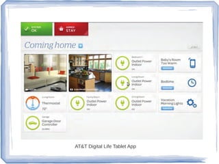 AT&T Digital Life Tablet App
 