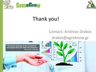 Thank you!
Contact: Andreas Drakos
drakos@agroknow.gr
 