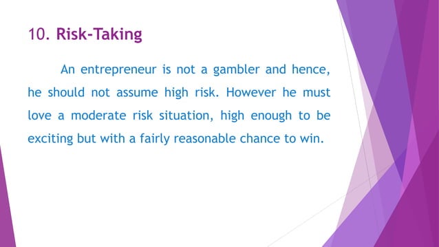 CHARACTERISTICS OF AN ENTREPRENEUR | PPTX | Startups | Business