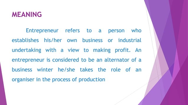 CHARACTERISTICS OF AN ENTREPRENEUR | PPTX | Startups | Business