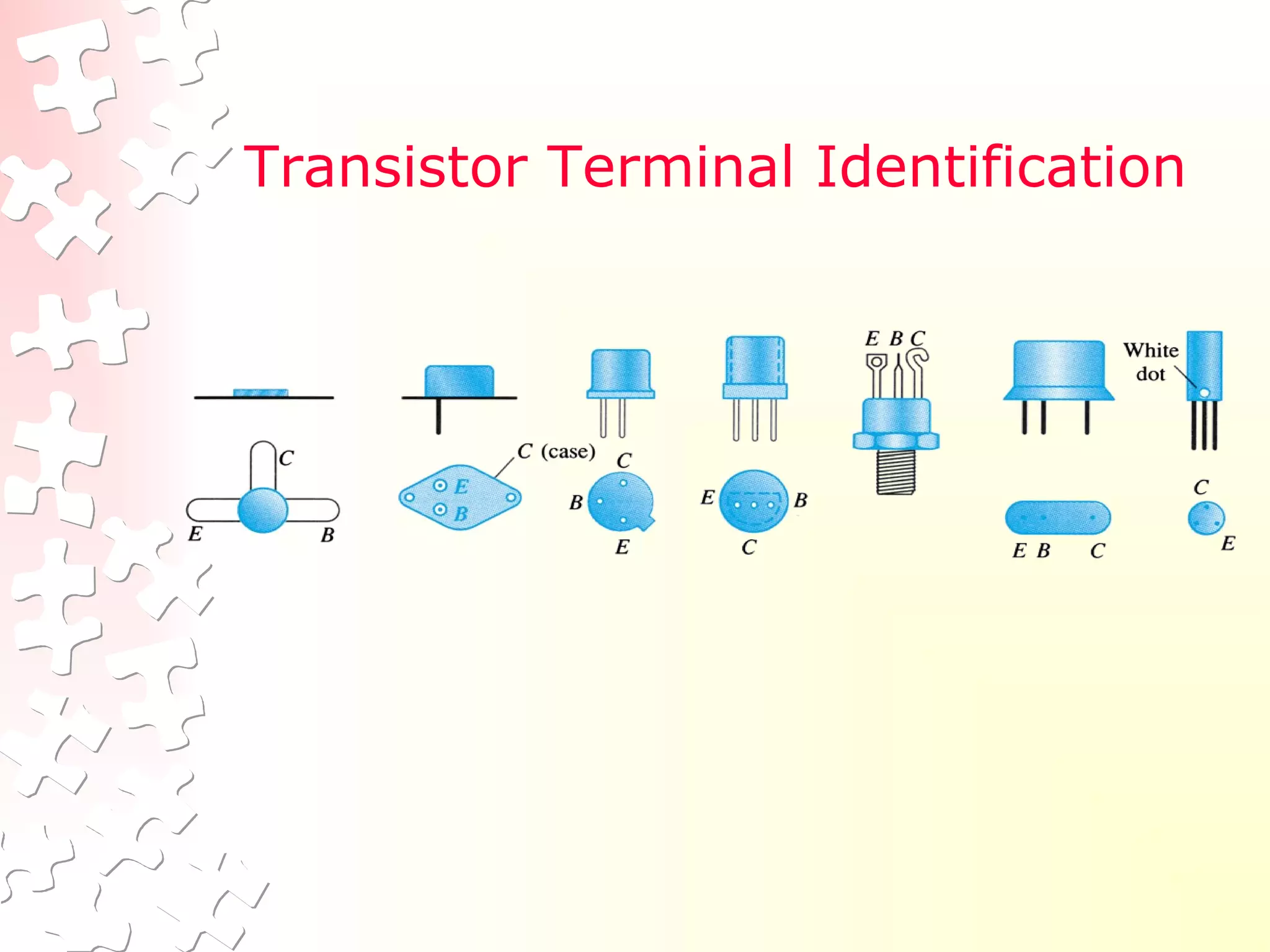 Transistor Terminal Identification
 