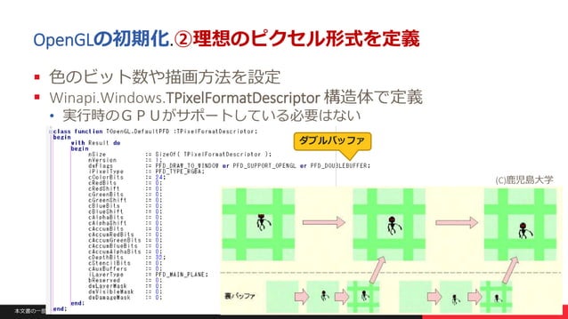 Delphi で超高速 OpenGL 2D/3D 描画 | PPTX