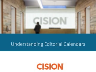 Understanding Editorial Calendars
 