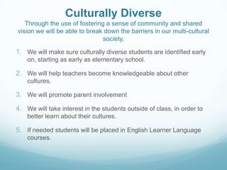  A school cafeteria modeled after: 