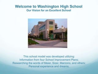 All students will improve vocabulary across the curriculumSummary of School Improvement Plan #3To raise our graduation rate by 5% from 87.%% to 92.5%
