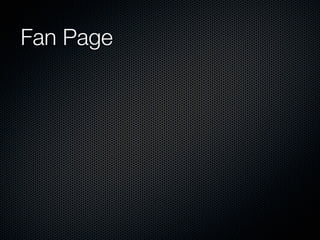 Fan Page
 