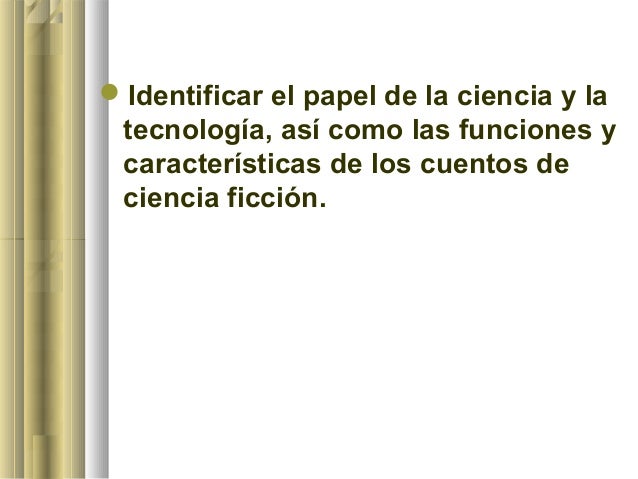 CUENTO DE CIENCIA FICCION