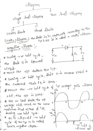 Electronic and device circuits class notes | PDF
