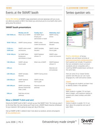 EDCompass June 2008 - SMART at NECC