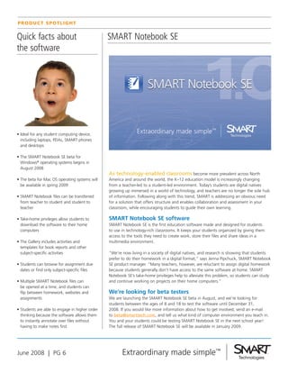 EDCompass June 2008 - SMART at NECC