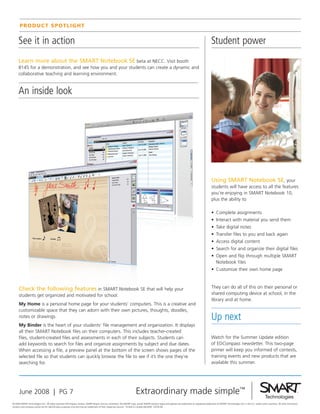 EDCompass June 2008 - SMART at NECC